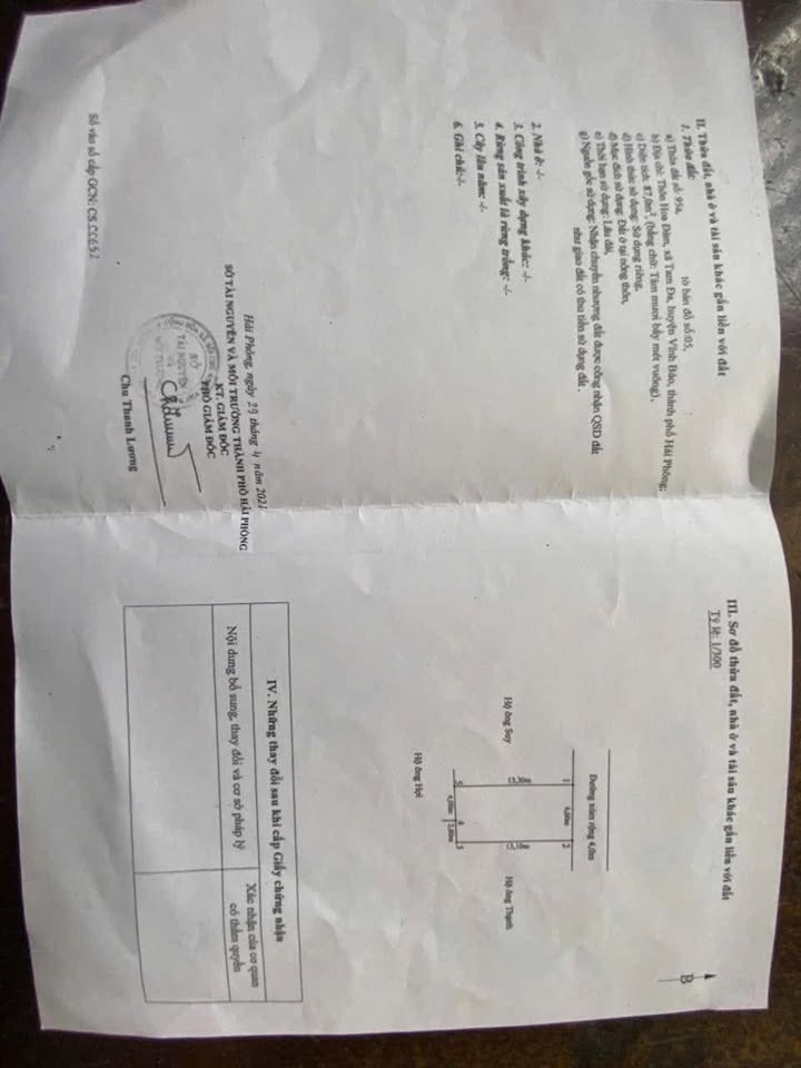 Lô đất 87m² tại xã Tam Đa, Vĩnh Bảo, Hải Phòng - Giá chỉ 1.1 tỷ - Cơ hội đầu tư sinh lời!