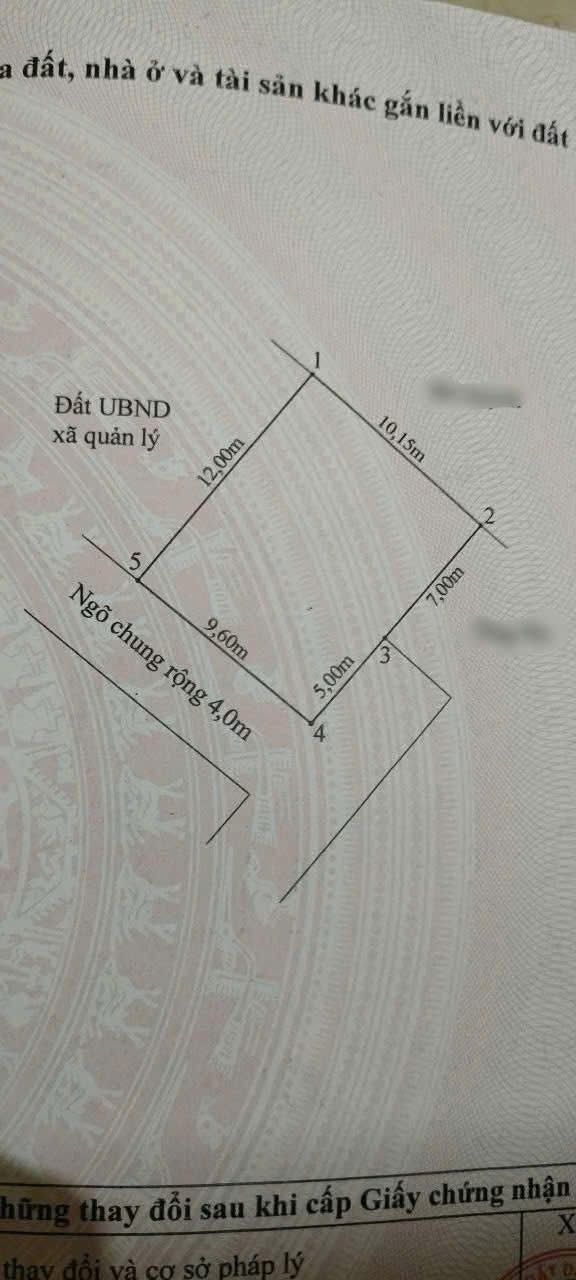 Đất nền lô góc xã Thanh Lương, Vĩnh Bảo 118m² giá 1 tỷ - Tiềm năng sinh lời cao!