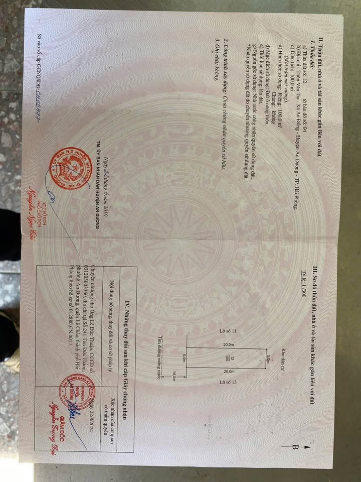 Đất nền 100m² mặt đường Máng Nước An Đồng giá chỉ 8 tỷ - Sổ đỏ chính chủ