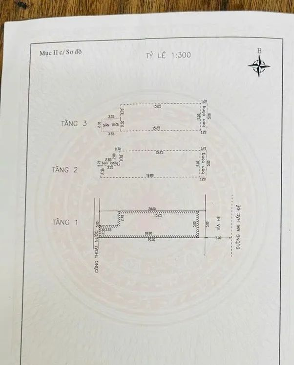 Nhà 3 tầng mặt tiền Mai Hắc Đế 100m² giá 20.5 tỷ - Đầu tư sinh lời ngay!