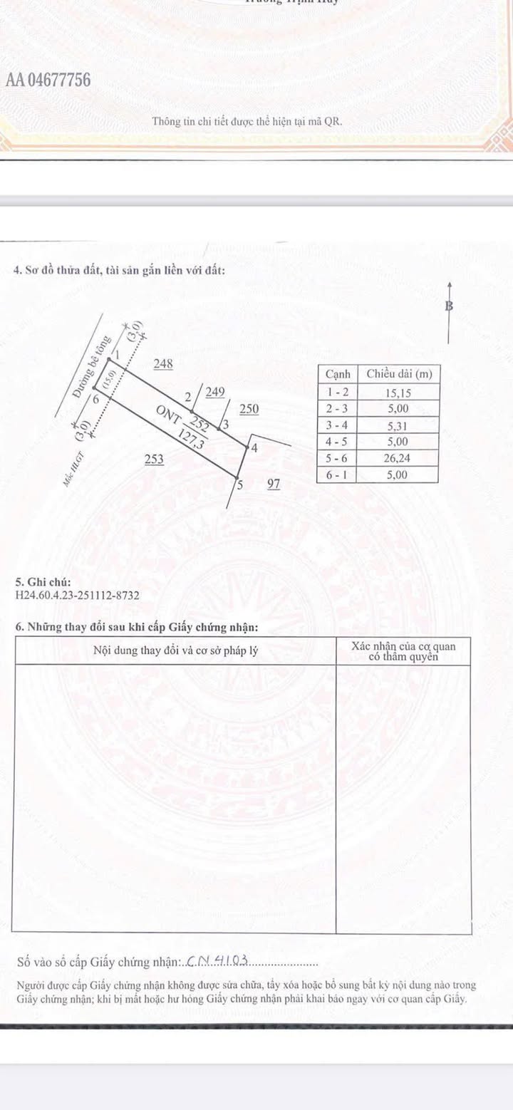 Đất nền An Thành Kiến An 127.3m² chỉ 1.273 tỷ - Đất vượng tiềm năng phát triển!