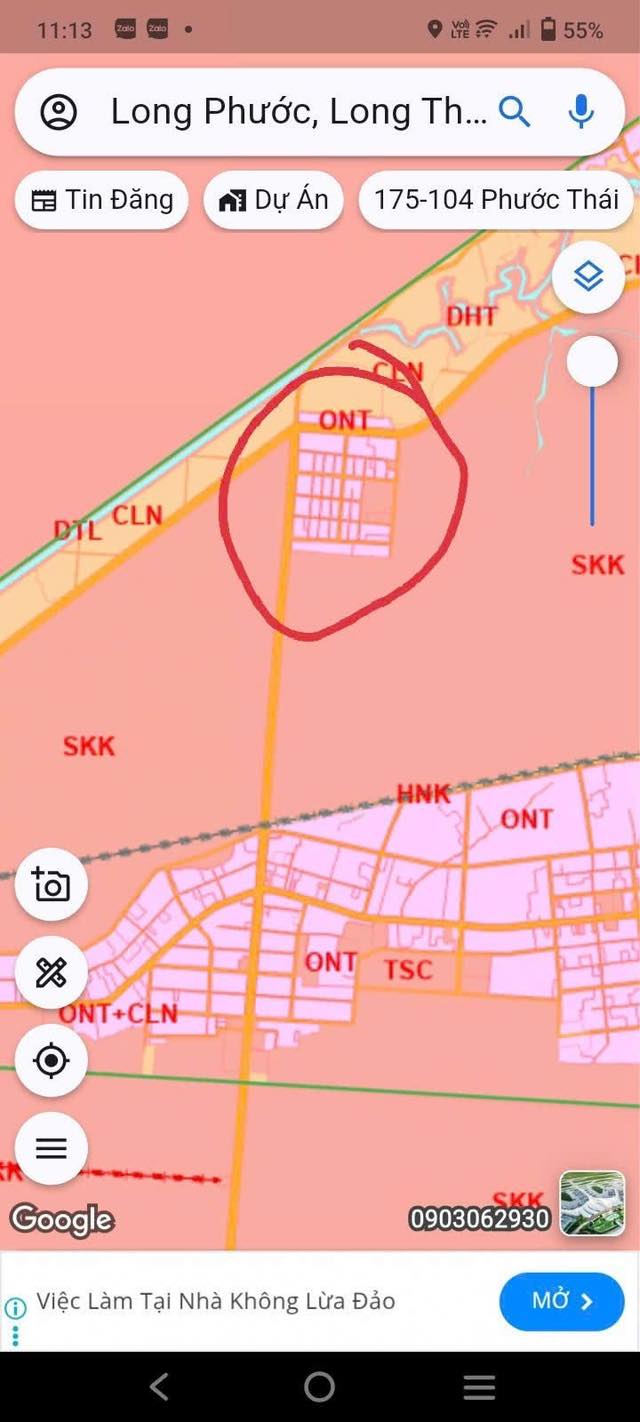 Đất Long Phước, Long Thành 110m² giá 1.3 tỷ - Đầu tư sinh lời hấp dẫn!