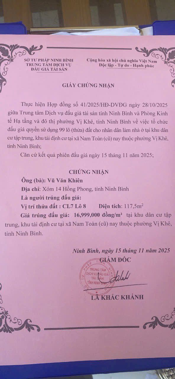 Đất nền Nam Toàn 117m² giá thỏa thuận - Đầu tư sinh lời ngay!