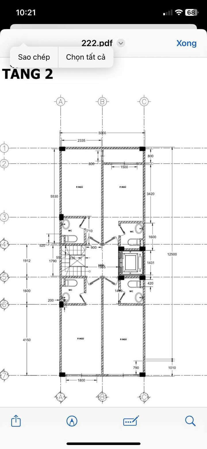Căn hộ CCMN 7 tầng Phú Lương, Hà Đông 62.5m² - Cho thuê giá đầu tư hấp dẫn!