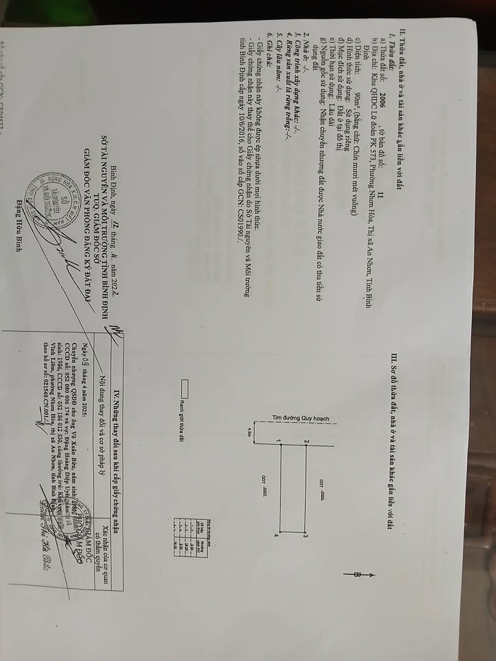 Đất nền Nhơn Hòa, An Nhơn, Bình Định 90m² giá 700 triệu - Tiềm năng kinh doanh lớn!