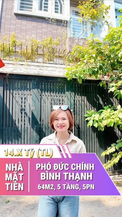 Nhà mặt tiền Phó Đức Chính, Bình Thạnh 64m² giá 14.5 tỷ - Nhà đẹp sẵn sàng vào ở!