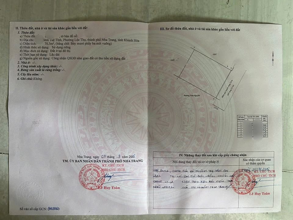 Đất Nguyễn Thiện Thuật Nha Trang 70,3m² giá chỉ 7,2 tỷ - Cách biển 250m!