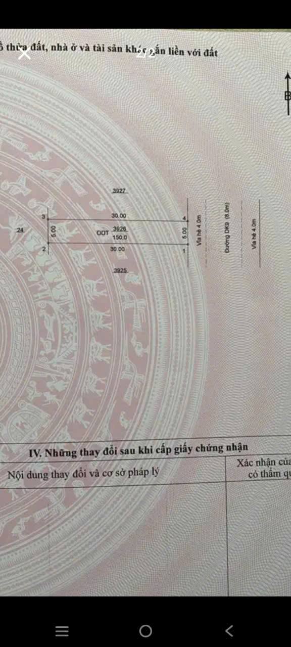 Lô đất thổ cư 150m² đường DK9, Bến Cát, giá 1.8 tỷ - Cơ hội đầu tư hấp dẫn!