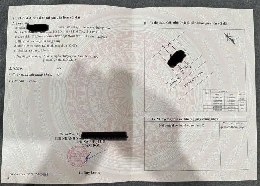 Đất nền CL27 xã Hà Lộc 120m² giá thỏa thuận - Cơ hội đầu tư hấp dẫn!