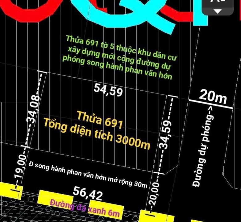 Đất nền khu dân cư Xuân Thới Thượng 2915m² giá 33 tỷ - Cơ hội đầu tư tuyệt vời!