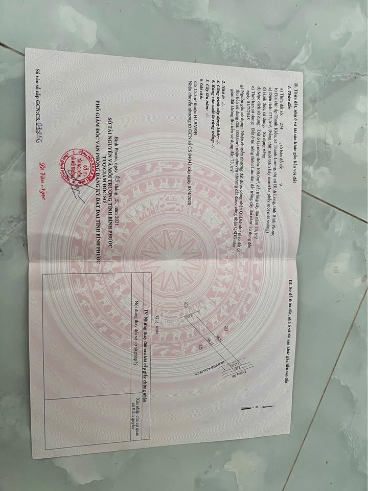 Đất thổ cư Thanh Lương, Bình Long 100m² giá 200 triệu - Cơ hội đầu tư hiếm có!