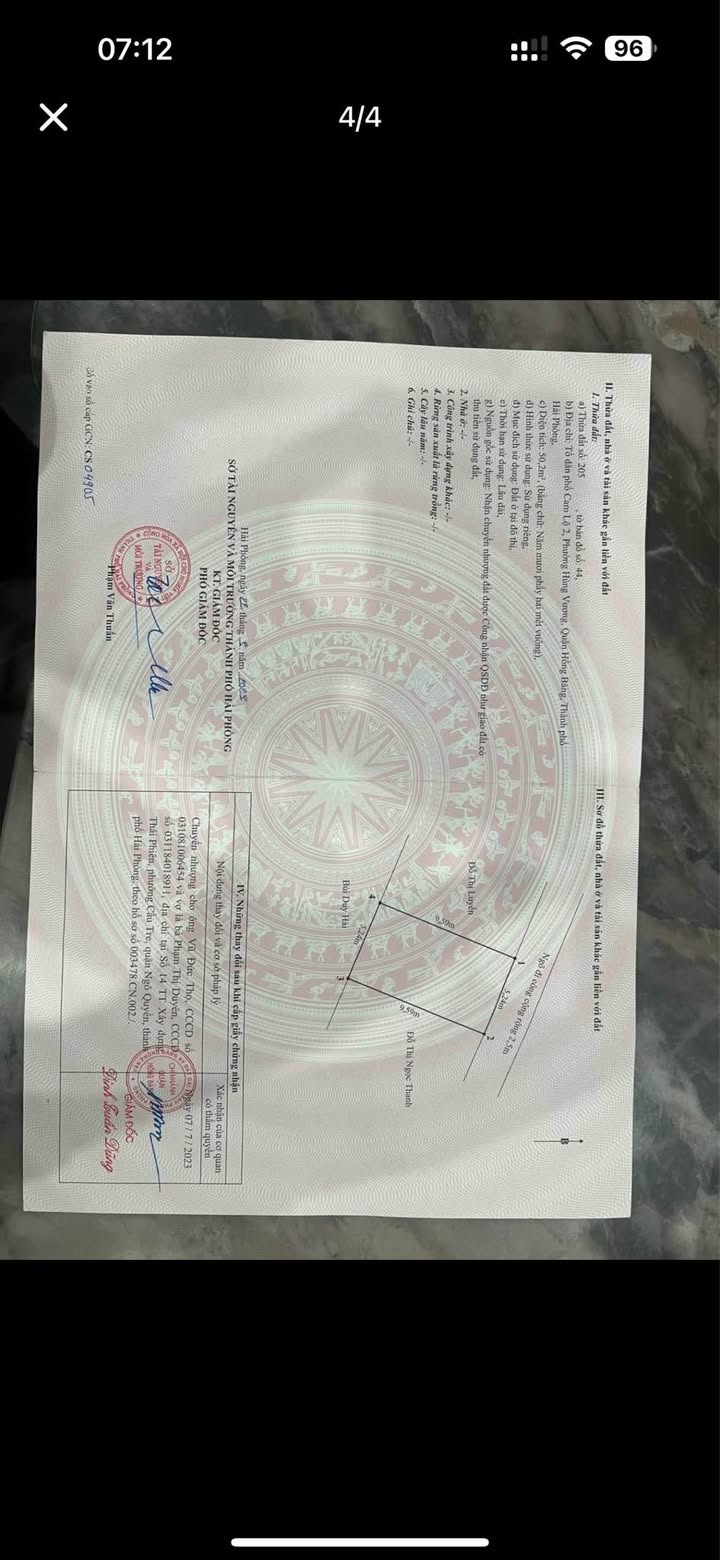 Lô đất Hùng Vương 50m² giá 1.79 tỷ - Vị trí đắc địa, 2 mặt ngõ thoáng mát!