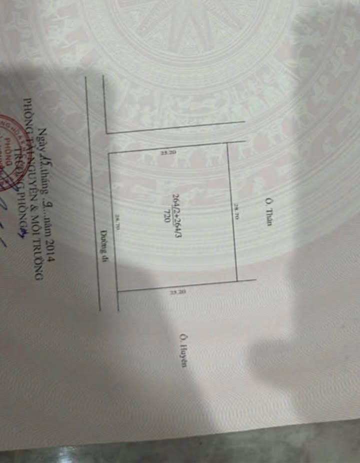 Đất trồng cây 720m² tại Song Phương, Hoài Đức - Giá tốt, pháp lý rõ ràng!