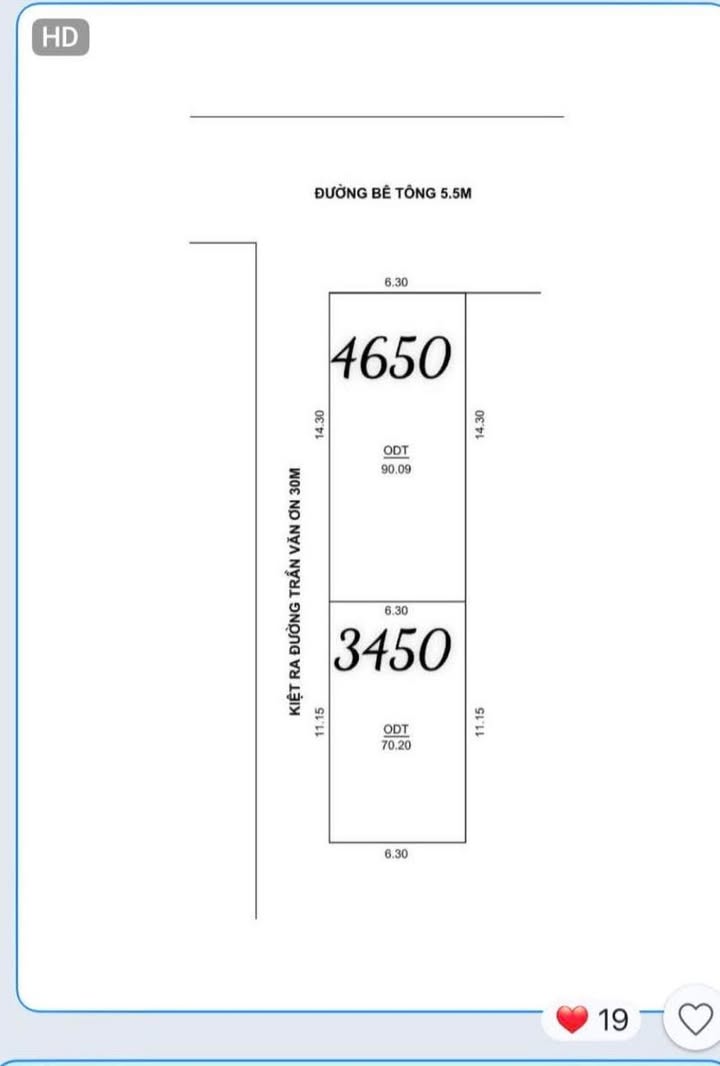 Đất nền 70m² tại Đà Nẵng, giá 3.45 tỷ - Cơ hội đầu tư tuyệt vời!
