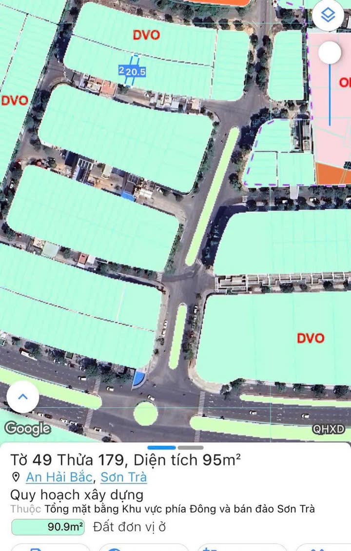 Đất nền An Đồn 5, Sơn Trà, Đà Nẵng 95m² giá 15 tỷ - Cơ hội đầu tư hấp dẫn!