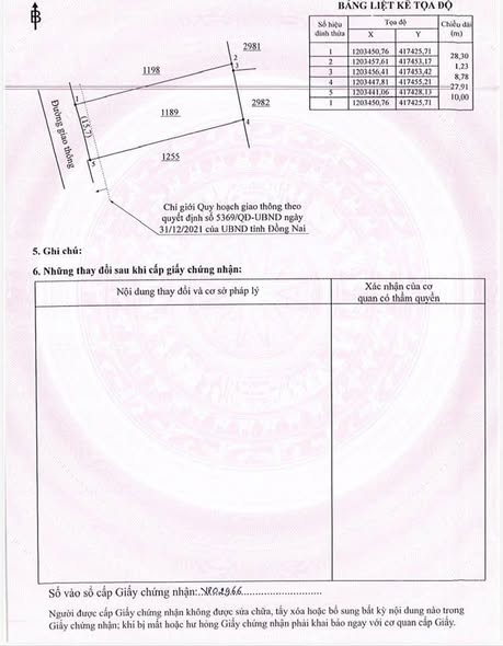 Đất thổ cư An Viễn Trảng Bom 280m² giá 2 tỷ - Sổ đỏ chính chủ!