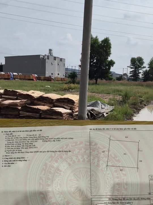 Đất vườn 1000m² tại ấp Phú Sơn, Trảng Bom chỉ 2.2 tỷ - Cơ hội đầu tư không thể bỏ lỡ!