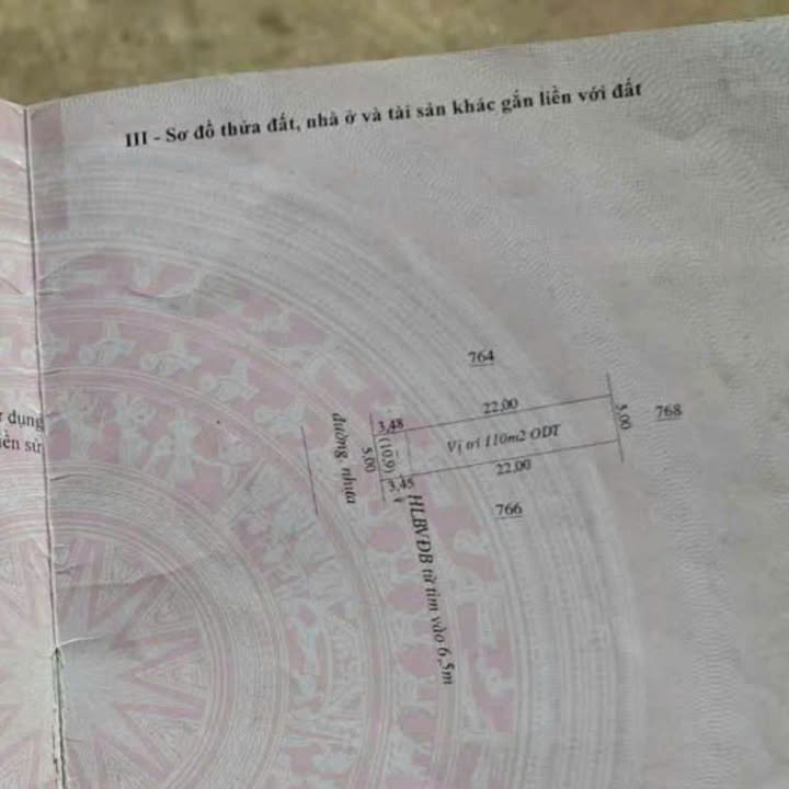 Đất thổ cư Tiến Thành Đồng Xoài 110m² giá 9 triệu - Sổ hồng chính chủ!