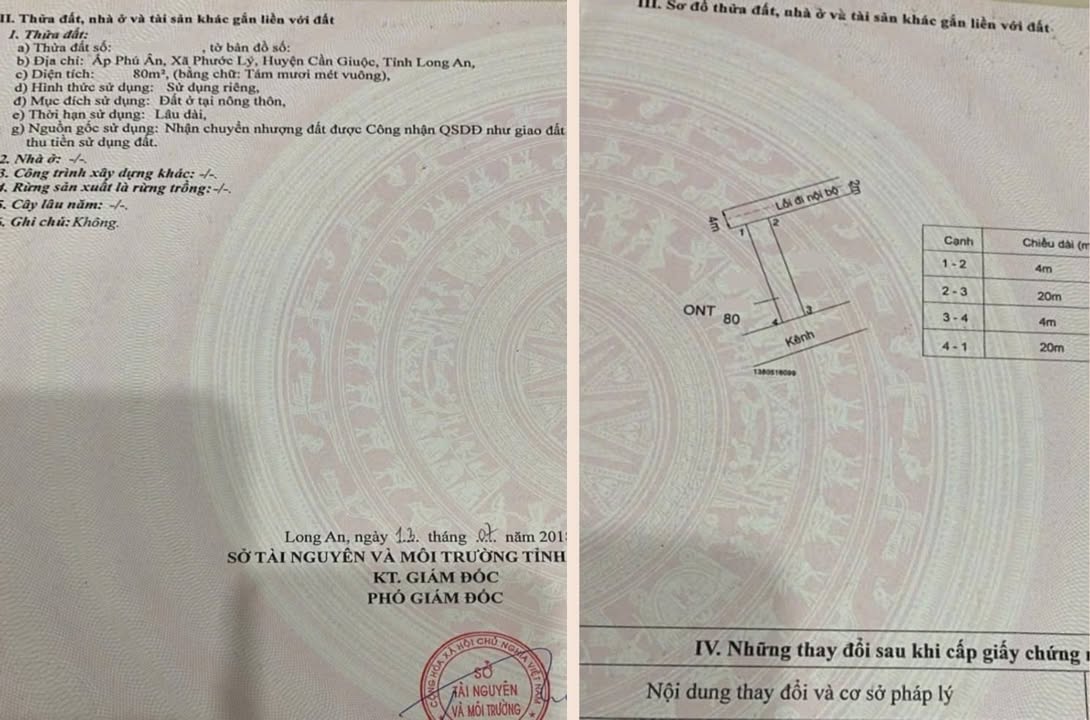 Nhà lầu đường xe hơi 80m² Phú Ân, Cần Giuộc - Giá chỉ 2.6 tỷ!