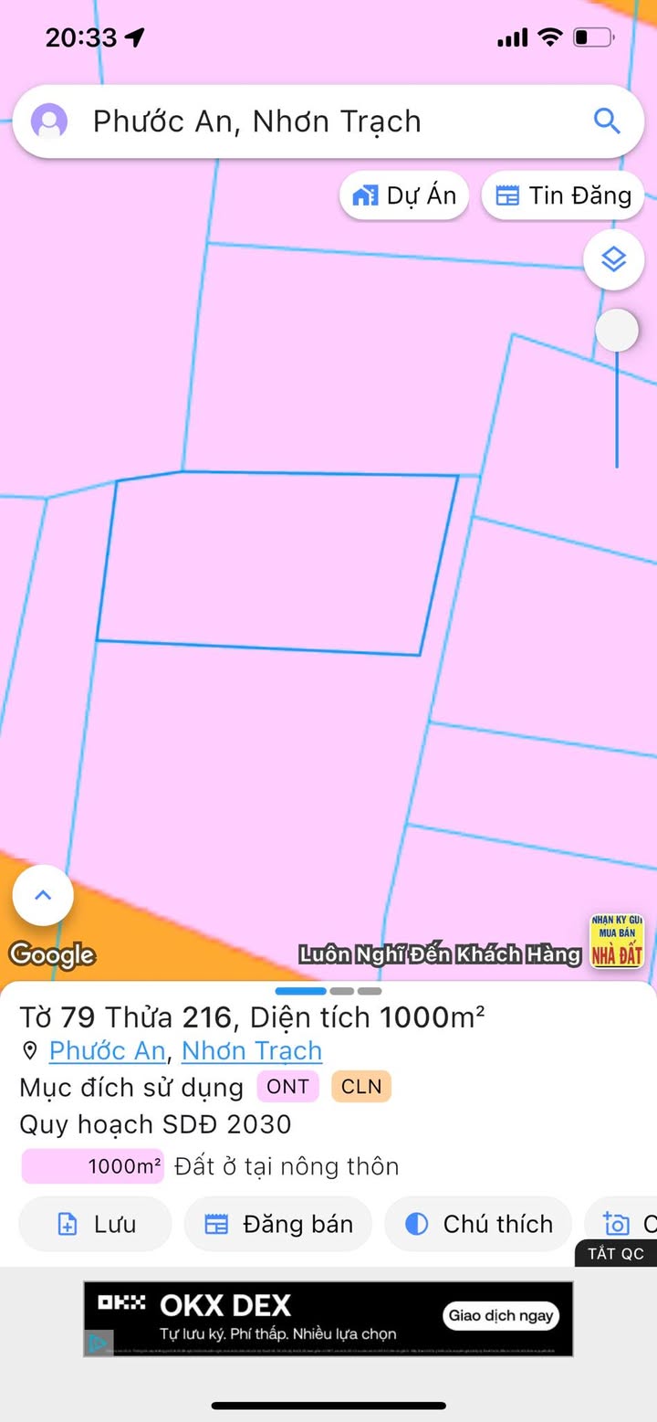 Đất thổ cư Phước An 1000m² giá chỉ 2.9 tỷ - Cơ hội đầu tư tuyệt vời!