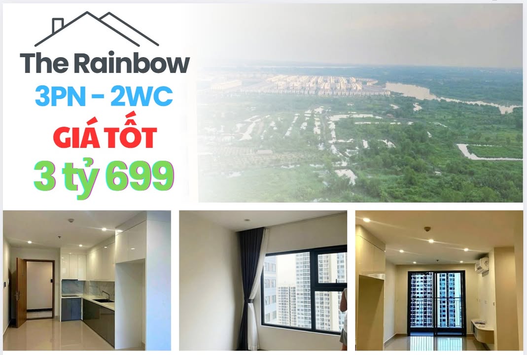 Căn hộ The Rainbow Thủ Đức 83m² giá 3.699 tỷ - Cơ hội đầu tư hiếm có!