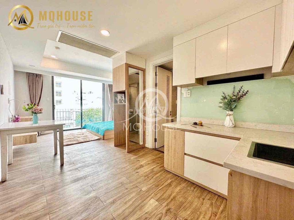 Căn hộ Studio Trường Sơn 35m² giá 7 triệu - Ban công thoáng mát, đầy đủ nội thất!