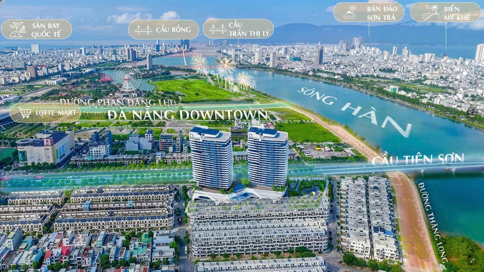 Căn hộ The Meridian Đà Nẵng 65m² - View Pháo Hoa Sông Hàn, Thiết Kế Resort Đẳng Cấp!