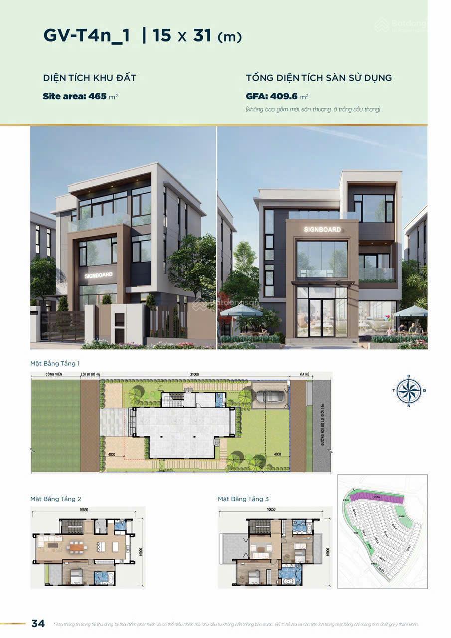 Shophouse Grand Villas Aqua City 465m² giá 33.7 tỷ - Đầu tư sinh lời tuyệt vời!