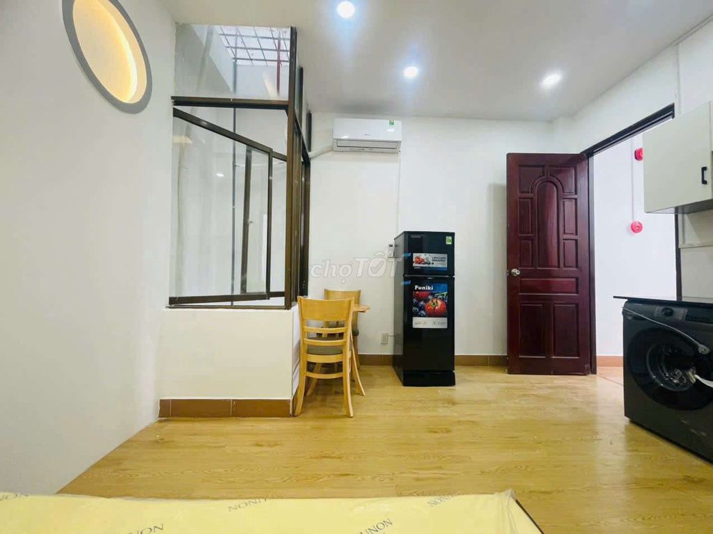 Cho thuê phòng quận Bình Thạnh 30m² giá 5.4 triệu - Full nội thất, máy giặt riêng
