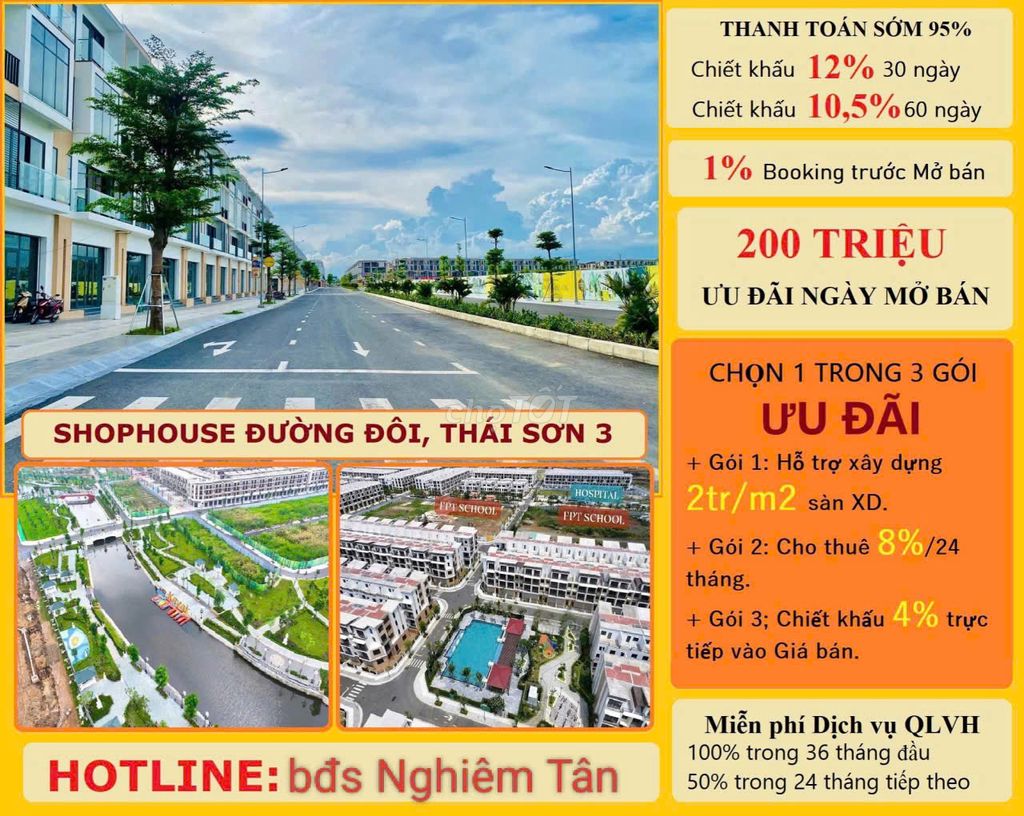 Shophouse T&T City Millennia Long Hậu 138m² giá 10.694 tỷ - Cơ hội đầu tư tuyệt vời!