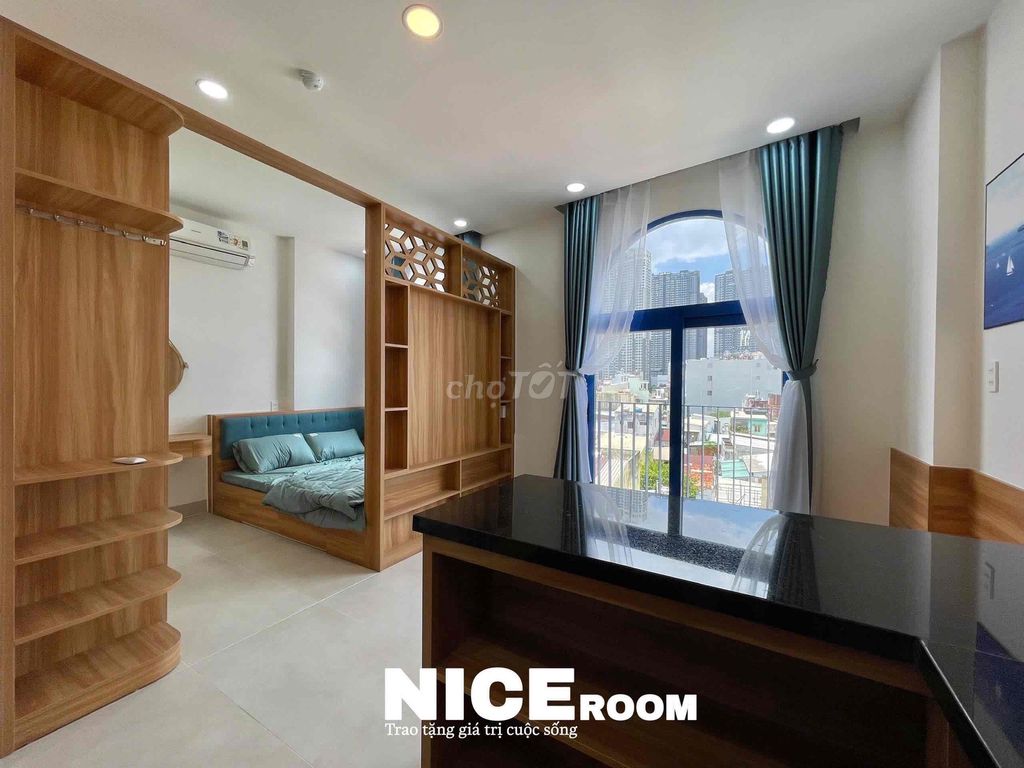 Căn hộ 1PN 1PK ban công thang máy 50m² giá 12 triệu - Khu an ninh Phú Nhuận