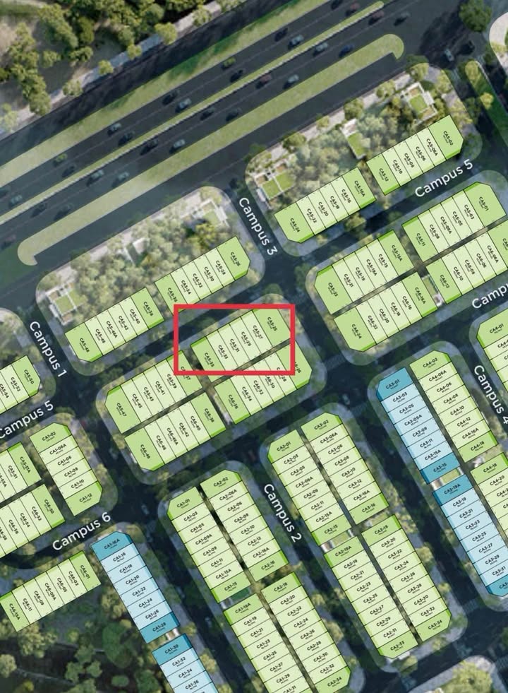 Nhà phố The Campus 1 - Hưng Hòa, Vinh 99m² giá 7 tỷ - Kinh doanh và ở ngay!