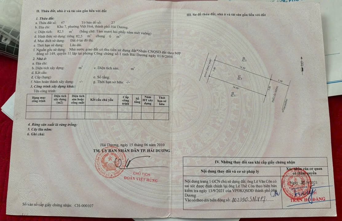 Đất mặt phố Cầu Đồng, phường Việt Hòa, 85.2m² giá 1.95 tỷ - Đầu tư sinh lời tuyệt vời!