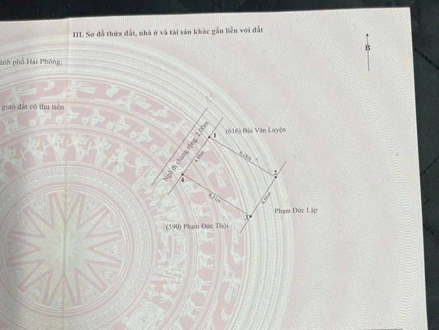 Đất nền Phù Liễn, Kiến An 40m² giá chỉ 600 triệu - Sổ đỏ chính chủ!