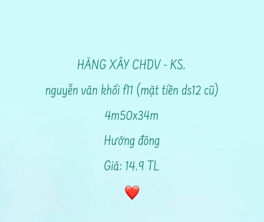 Nhà mặt tiền Nguyễn Văn Khối, Gò Vấp 153m² giá 14.9 tỷ - Cơ hội đầu tư tuyệt vời!