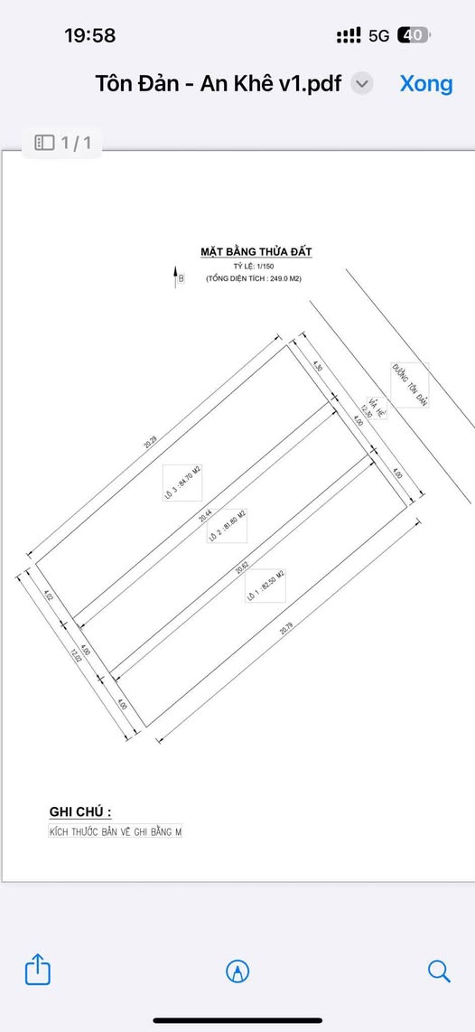 Đất nền mặt tiền đường Tôn Đản 80m² giá chỉ 4.75 tỷ - Cơ hội đầu tư tuyệt vời!