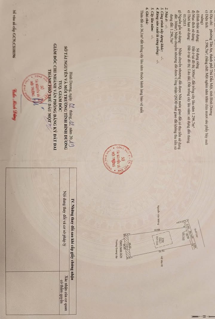 Đất vườn Tân An 1440m² giá 6 tỷ - Nở hậu tài lộc, view đẹp