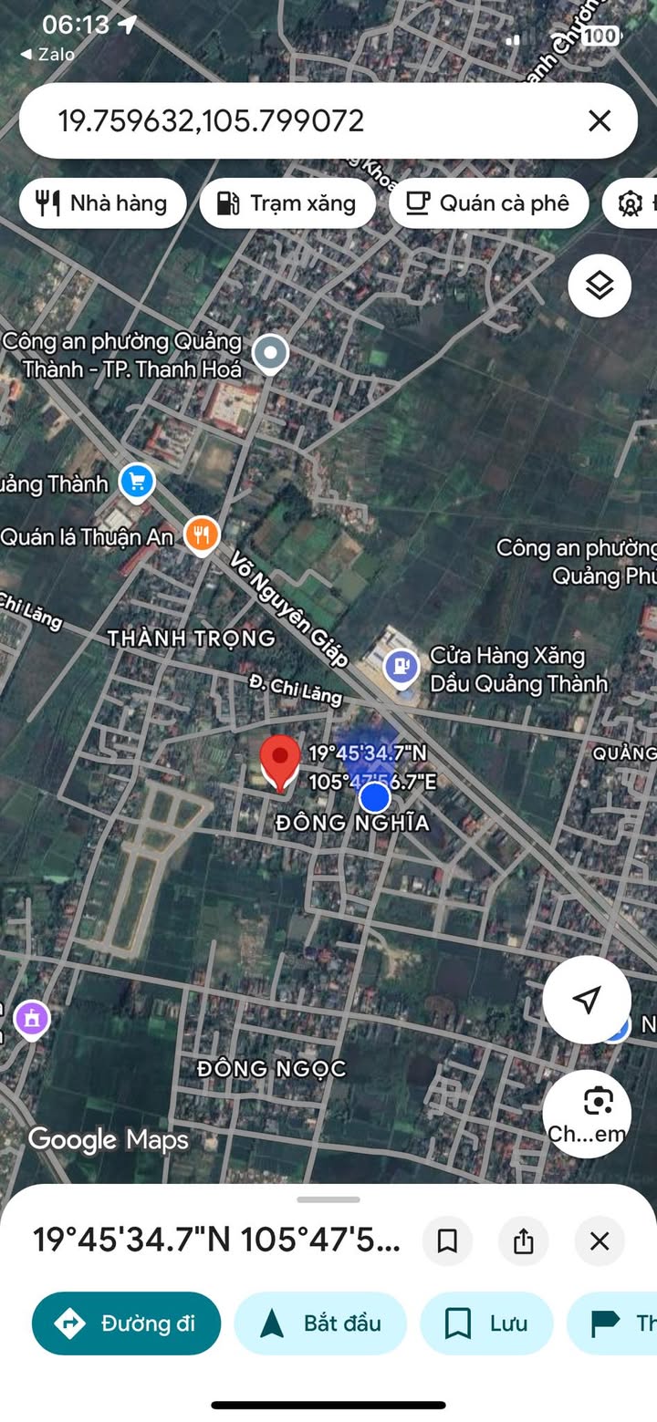 Đất nền chính chủ tại phường Quảng Đông, Thanh Hóa - Giá chỉ 1 tỷ, ô tô vào tận nơi!