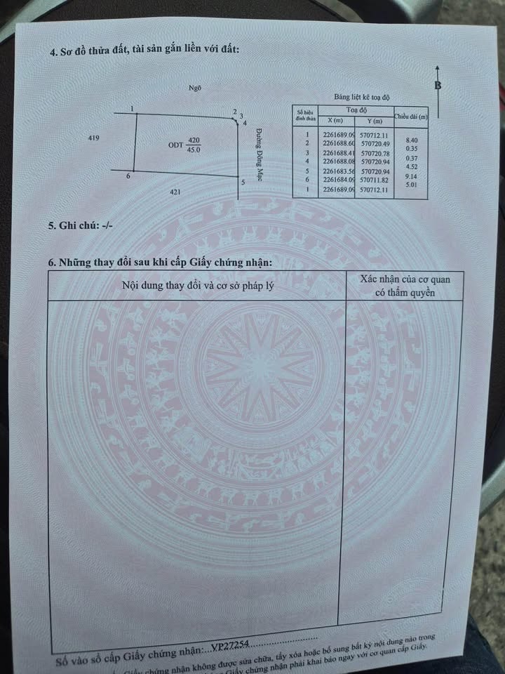 Đất mặt đường Đông Mạc, Nam Định 45m² giá 2.45 tỷ - Cơ hội đầu tư hấp dẫn!