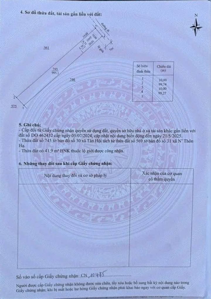 Đất nền Tân Hội, Đức Trọng 164.4m² giá 1.2 tỷ - Vị trí tiềm năng gần sân bay!