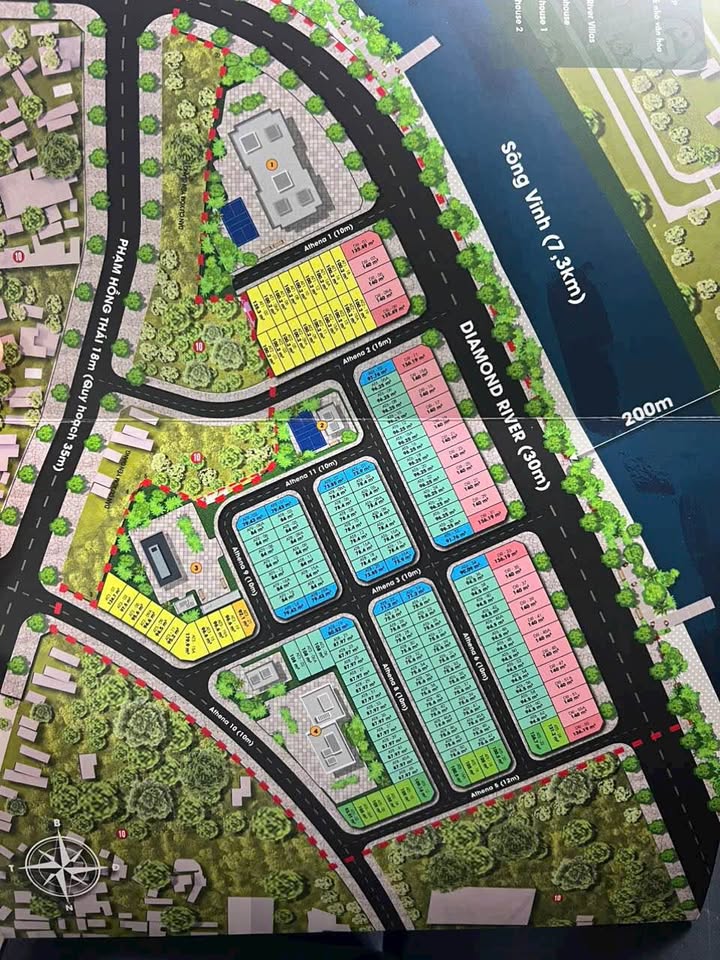 Nhà mới phường Vinh Tân 97m² giá 4 tỷ - Ô tô tránh nhau vào tận nhà!