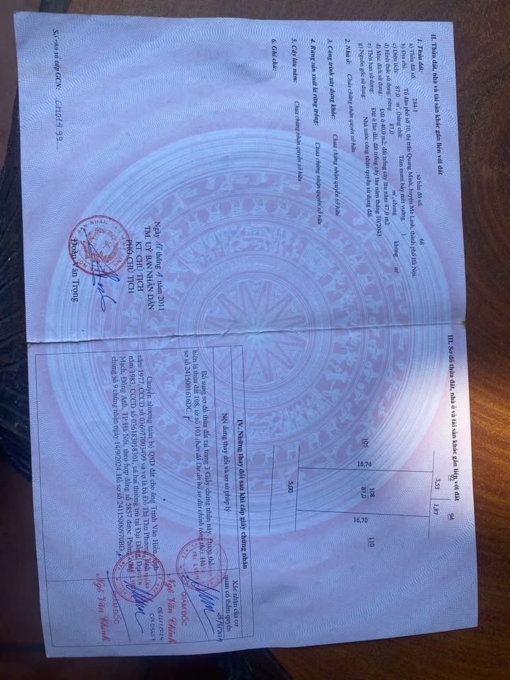 Đất nền khu phố 10 Quang Minh 87m² giá thỏa thuận - Hướng Nam, đường ô tô thoáng