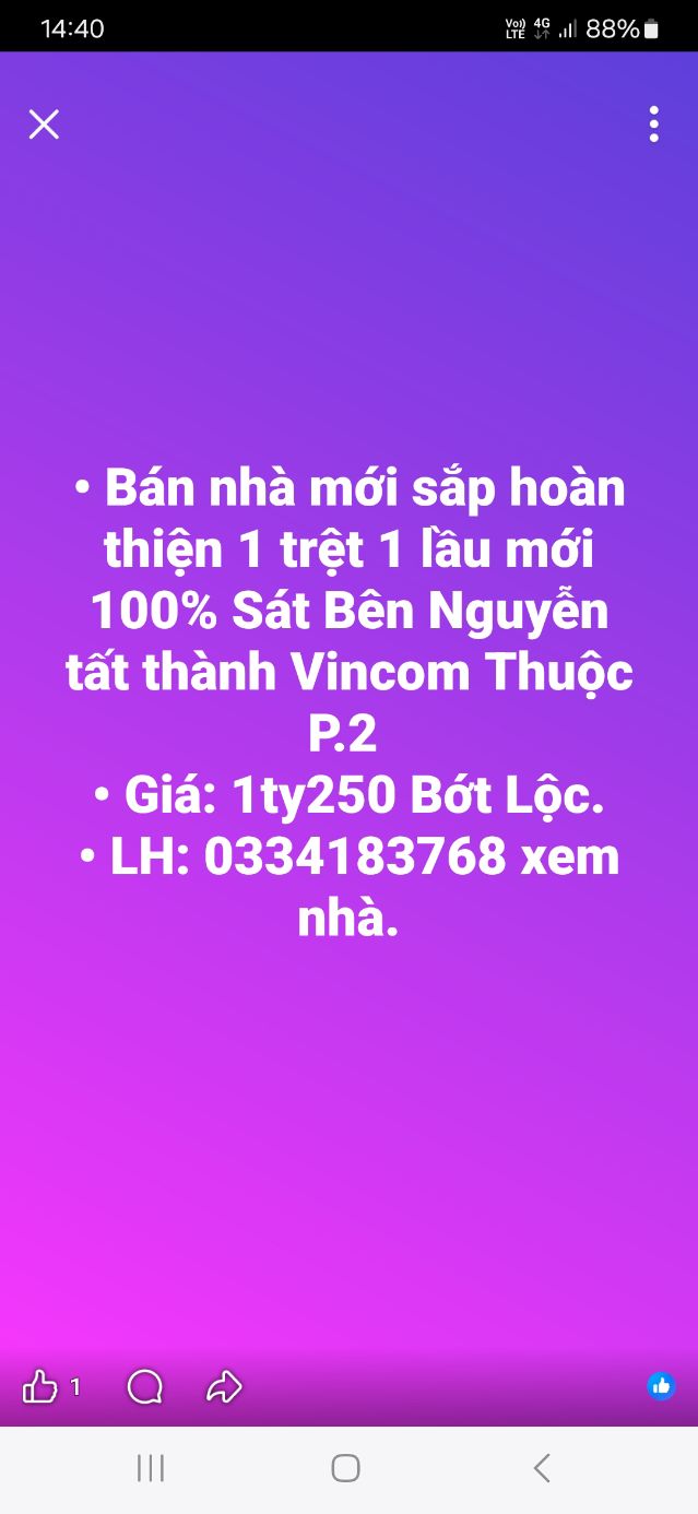 Nhà mới hoàn thiện tại Vĩnh Long 51m² giá 1.25 tỷ - Sát bên Vincom!