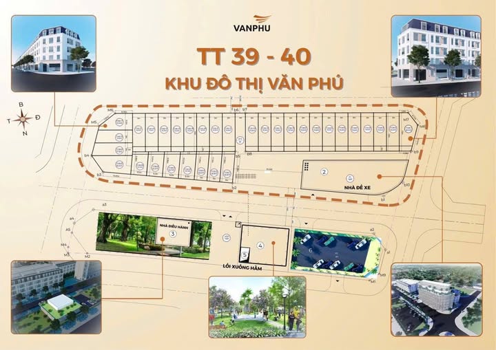 Nhà liền kề KĐT Văn Phú 60m² giá 14 tỷ - Cơ hội đầu tư tuyệt vời!