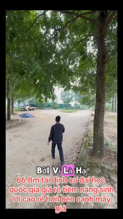 Đất nền Tái định cư Đại học Quốc gia Thạch Thất 66m² - Tiềm năng sinh lời cao!