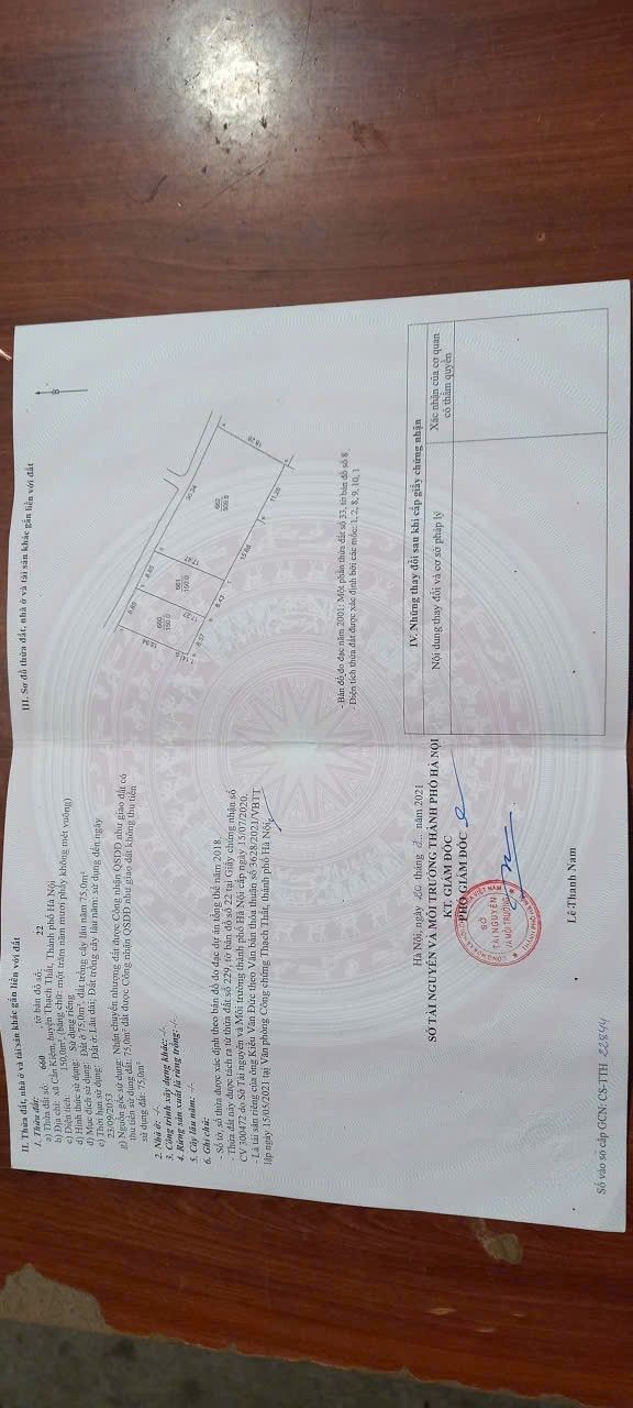 Đất thổ cư Cần Kiệm, Thạch Thất 150m² giá 1.95 tỷ - Mặt tiền rộng, đầu tư lý tưởng!