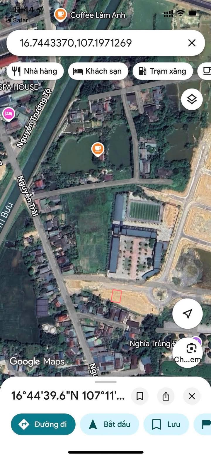 Đất nền Quảng Trị 176m² - Đối diện cổng trường cấp 3 Nguyễn Huệ, cơ hội đầu tư tuyệt vời!