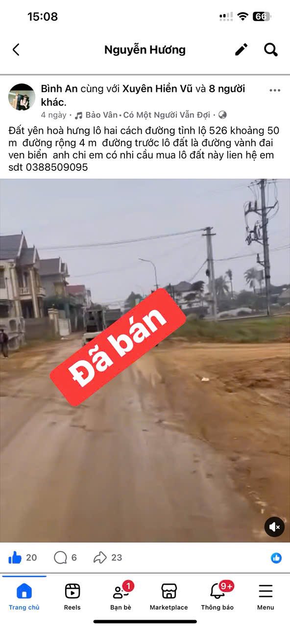 Đất nền Hưng Lộc Thanh Hóa 15m² - Bán nhanh, giá thỏa thuận!