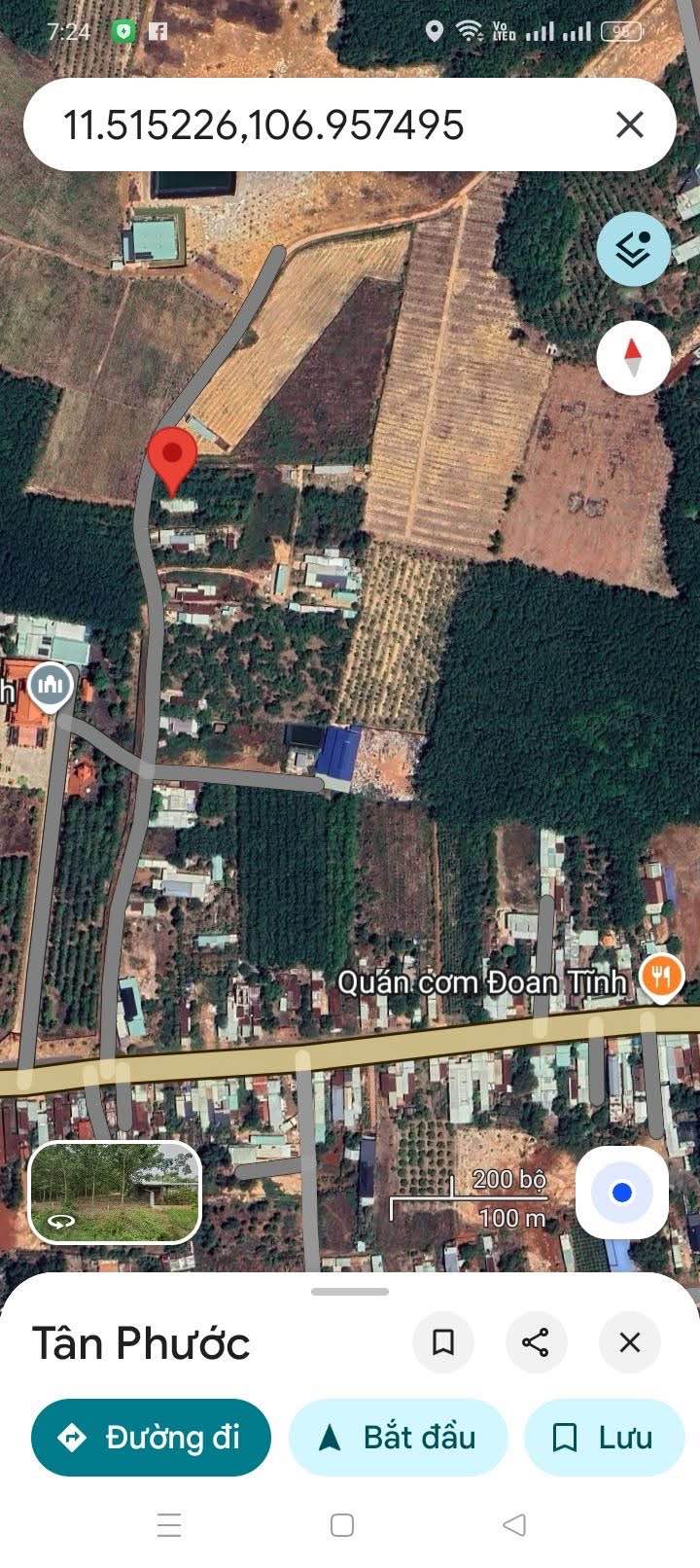 Đất nền Tân Phước, Đồng Phú 210m² - Gần chợ cây điệp, giá tốt!