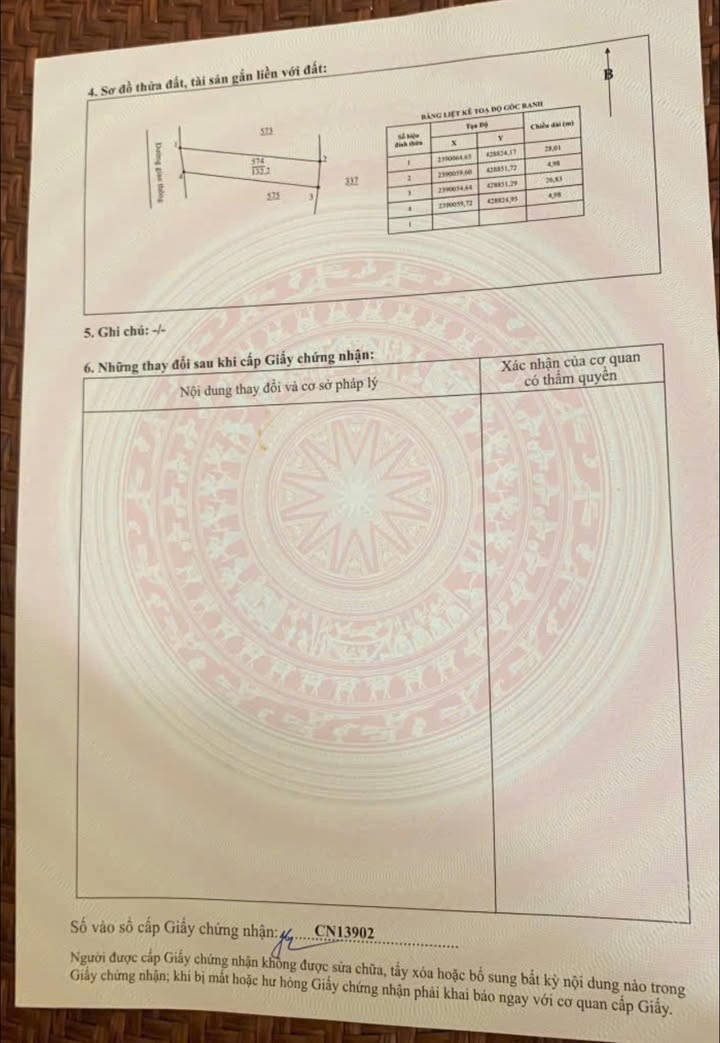 Đất thổ cư phường Quang Vinh, Thái Nguyên 133m² giá 2 tỷ - Đường ô tô vào tận nơi!